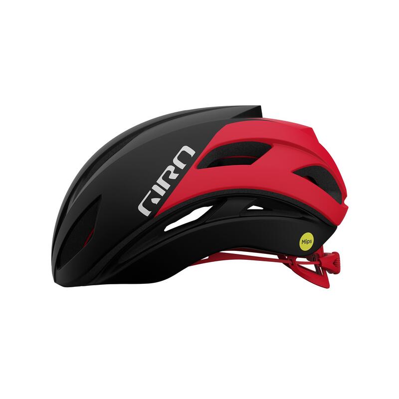 ECLIPSE SPHERICAL AF ADULT ROAD BIKE HELMET - Matte Black/White/Bright Red