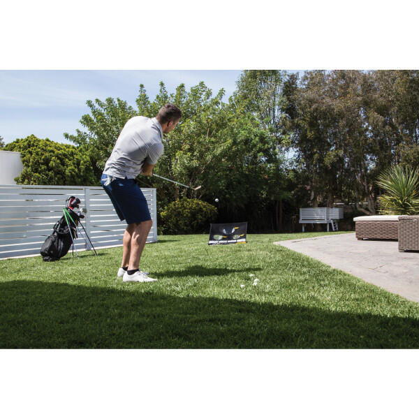 Quickster Chipping Golf Net, entrenamiento de precisión, bolsa incluida, negro
