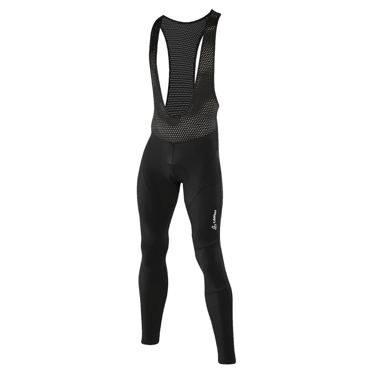 LOEFFLER Pantaloncini da ciclismo lunghi M Bike Bib Tights Hotbond® RF Gel da uomo - Nero