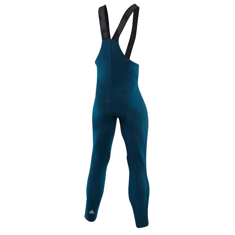 Fietsbroek lang M Bike Bib Tights Thermo Elastic voor heren - Blauw