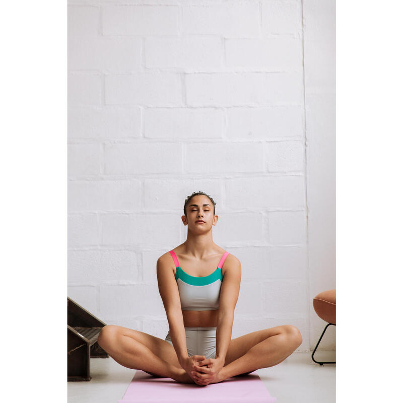 Top de Gymnastique Balance Vert Émeraude Femme