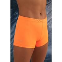 Shorts de Gymnastique et de Danse Orange Femme