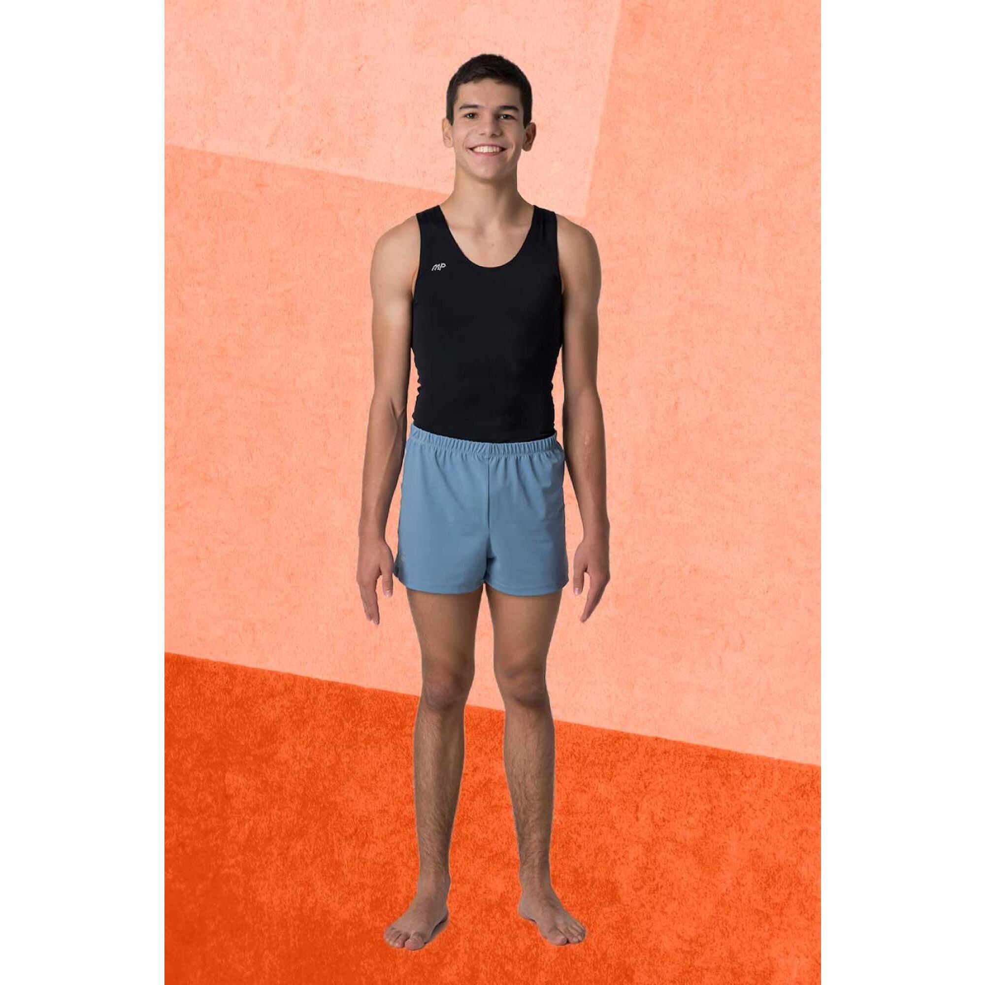 MP GYMNASTICS Pantaloncini da ginnastica da uomo, grigio