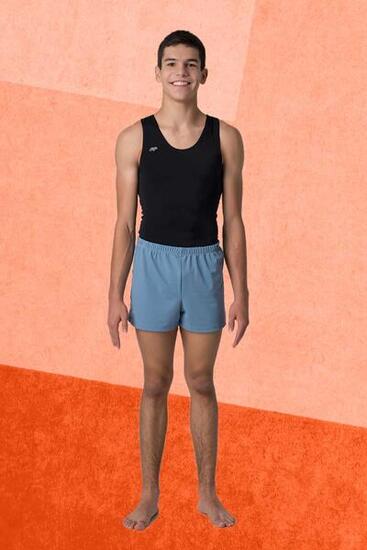 Shorts de Gymnastique Gris Homme