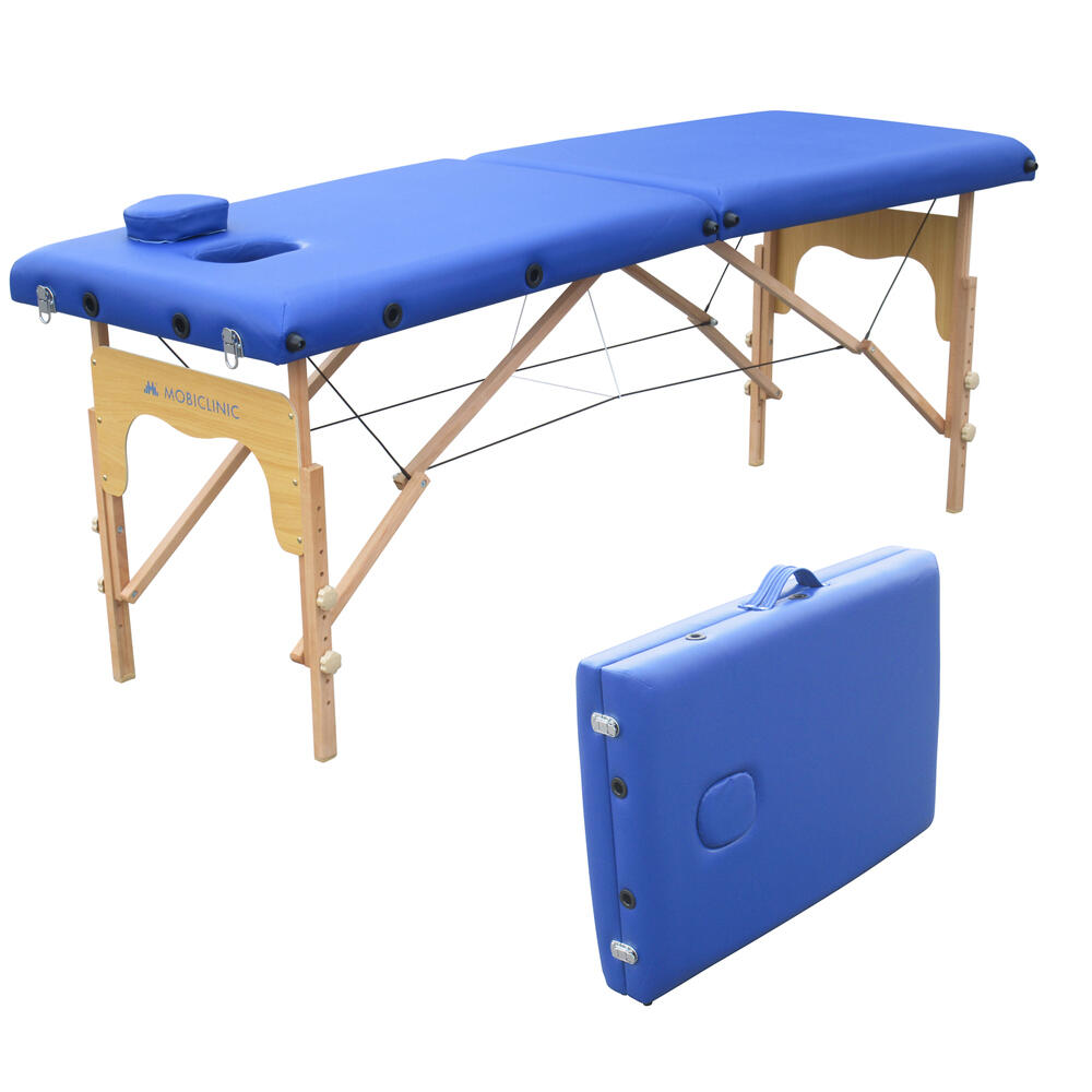 Mobiclinic - Table De Massage Pliante Portable Bois Réglable Système De Verrouillage - Table De Massage - No Size - Decathlon