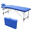 Mesa de Massagem Dobrável 186x60cm Aluminium Blue Light CA-01 Mobiclinic