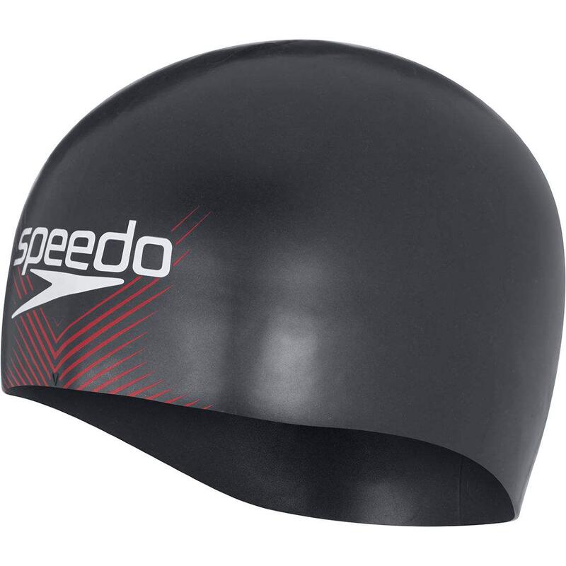 Casquette Speedo Fastskin - USA Charcoal/ Phoenix Red - Taille S