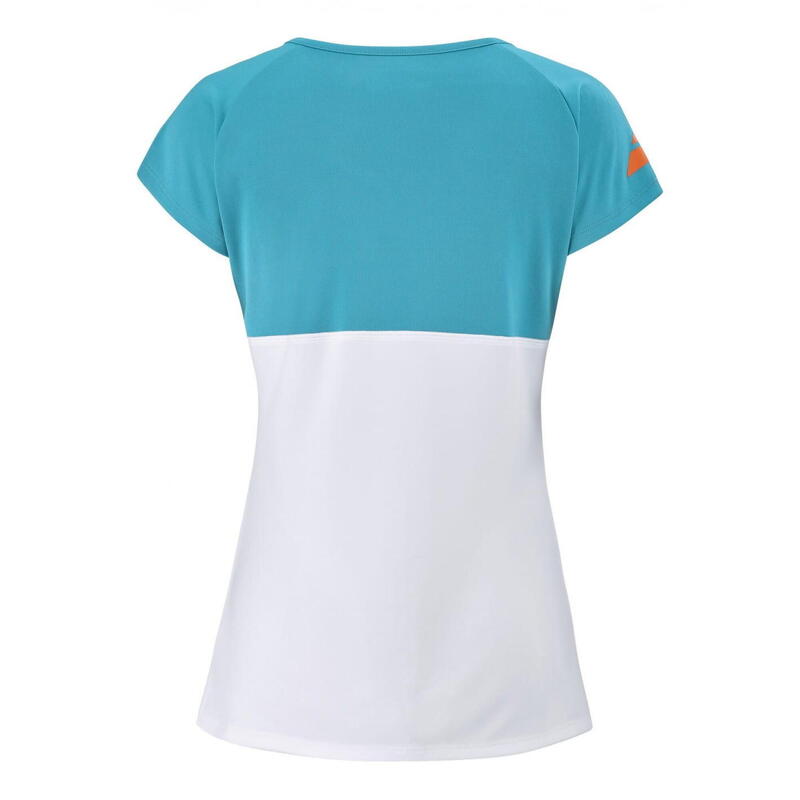 Koszulka dziewczęca Babolat Sleeve Top Girl white/green 140