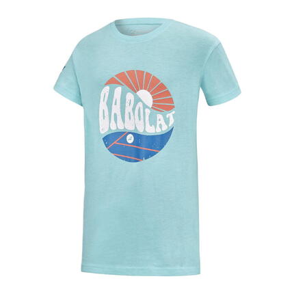 Koszulka chłopięca Babolat Exercise Vintige Boy angel blue 140