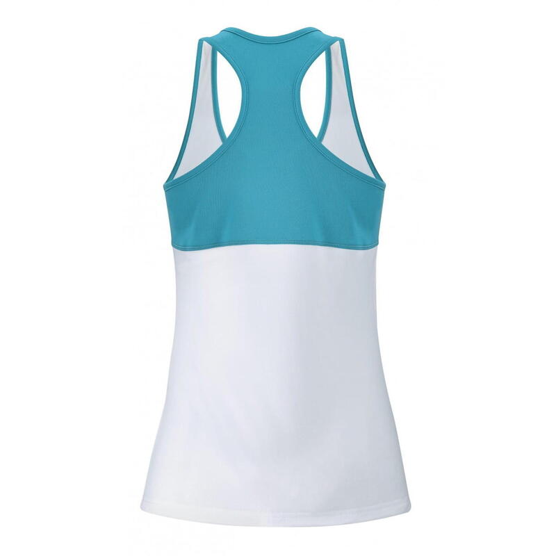 Koszulka dziewczęca Babolat Tank Top Girl white/green 164