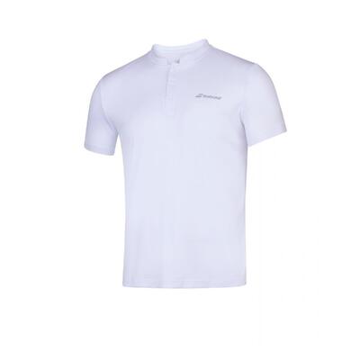 Koszulka chłopięca Babolat Play Polo Boy biała 140