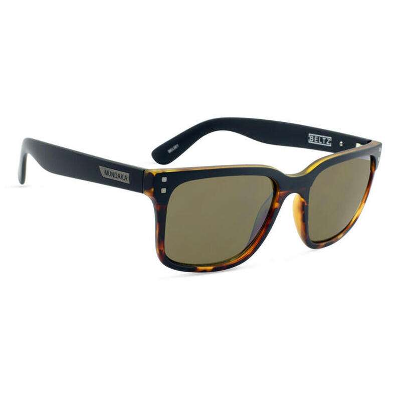 **Lunettes de soleil BELTZ marron mat et noir, CX MARRON - cat.3 - MUNDAKA**