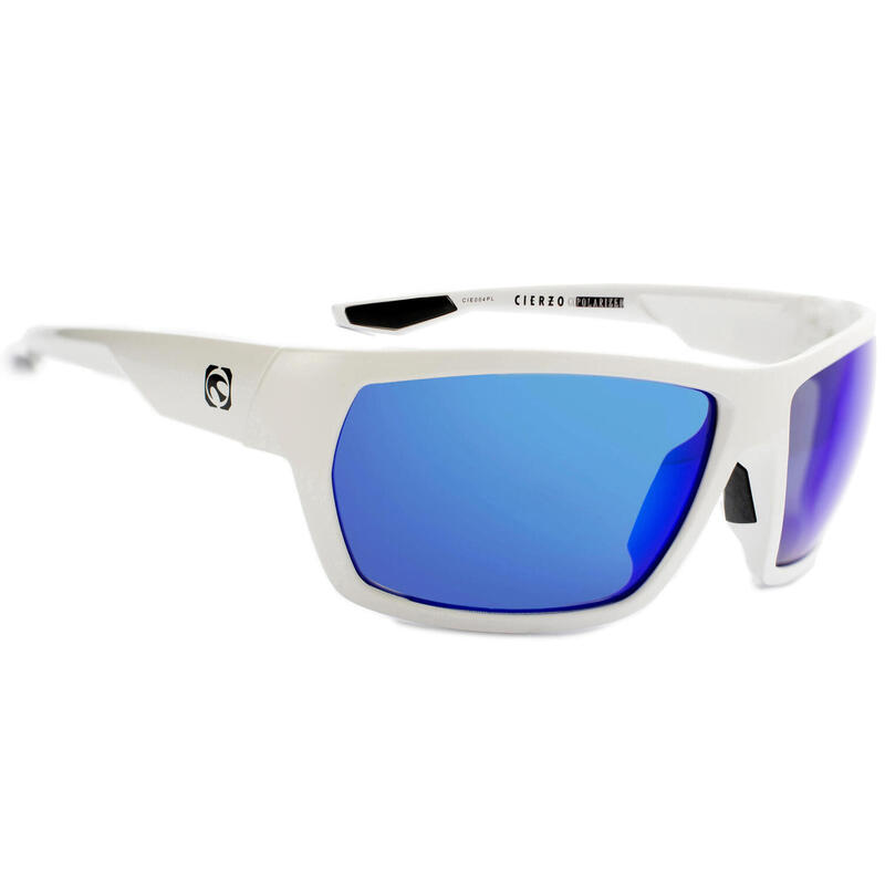 Lunettes de soleil CIERZO blanc, CX Polarisés BLEU - cat.3 - MUNDAKA