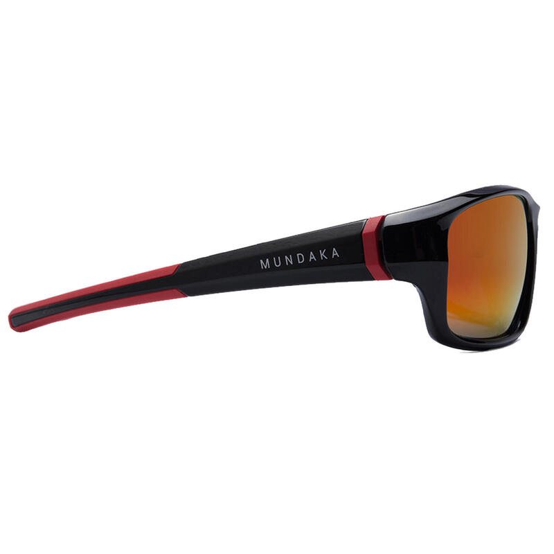 Gafas de sol para niños SPARK en negro y rojo, CX ROJO - cat.3 - MUNDAKA