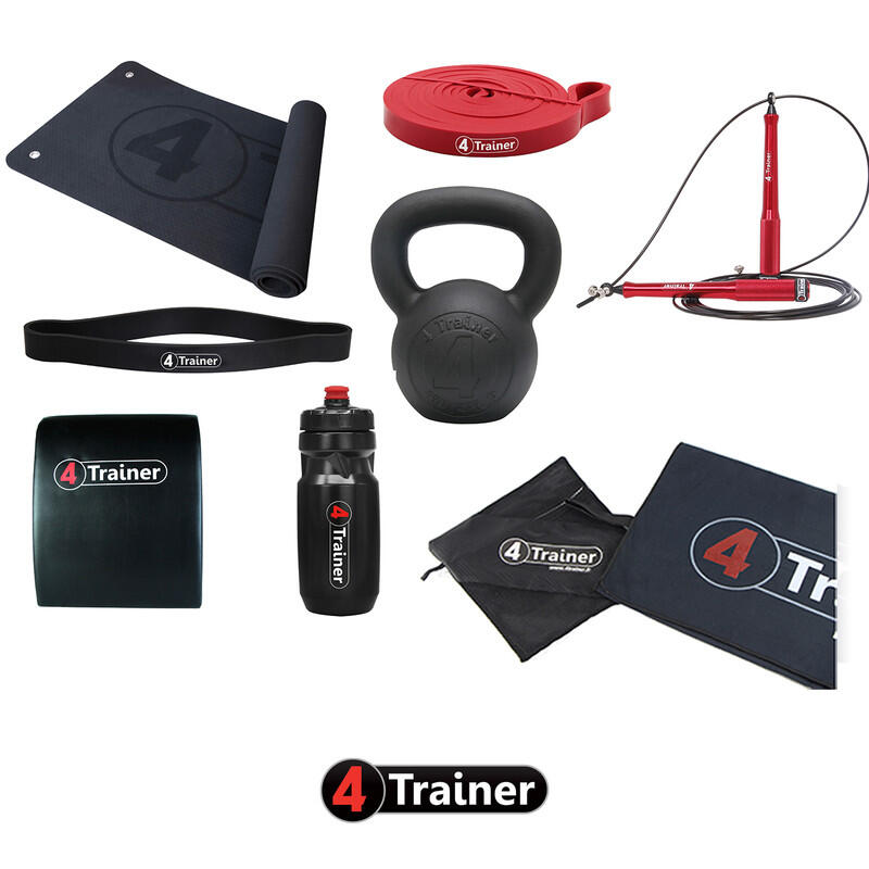 HOME FITNESS PACK - Kettlebell 16KG Inclus