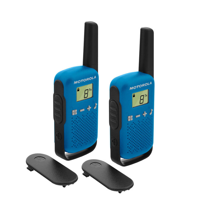 WalkieTalkie Pack 2 Motorola T42 Azul