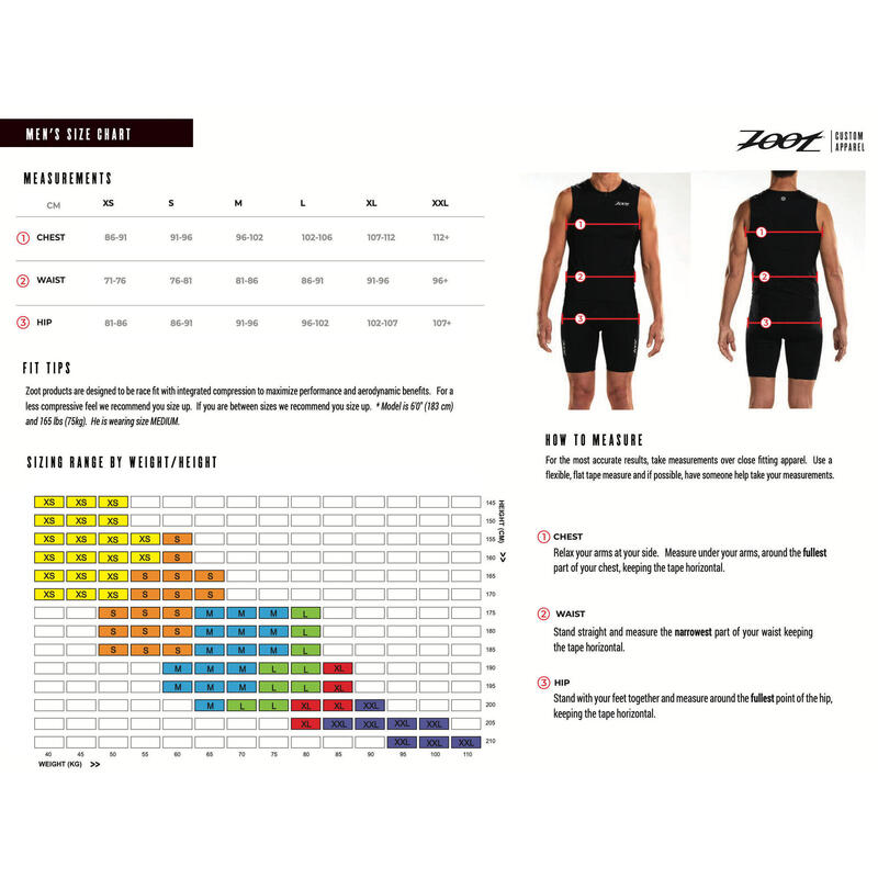 Top de triatlón Hombre Core Triathlon Tank - Black ZOOT