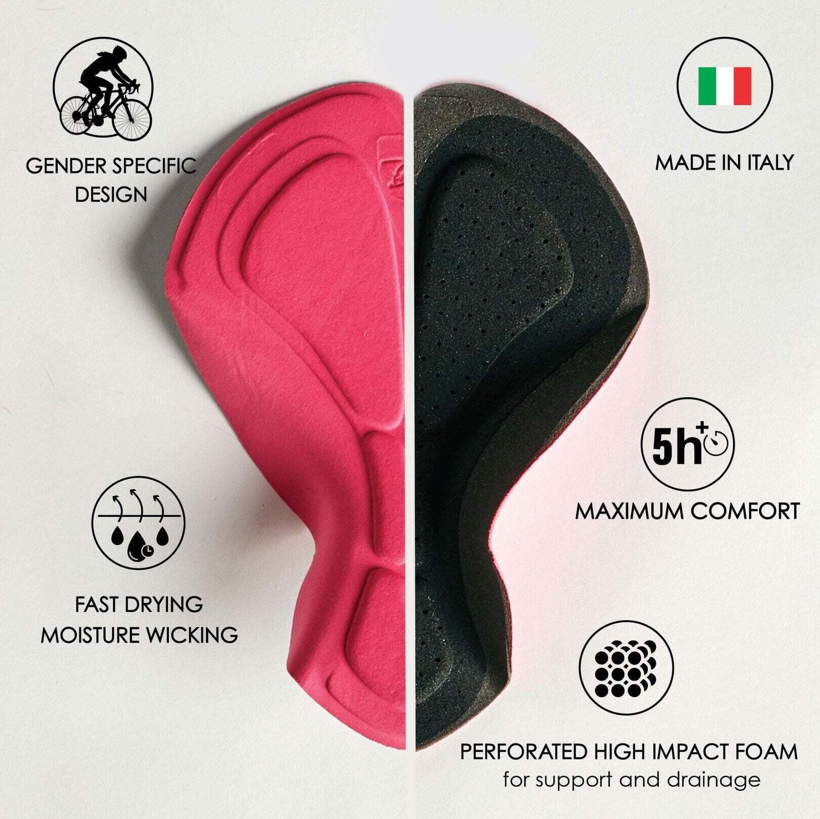 Sporthose Damen Core Fahrrad Hose mit Träger - Black ZOOT 4/5
