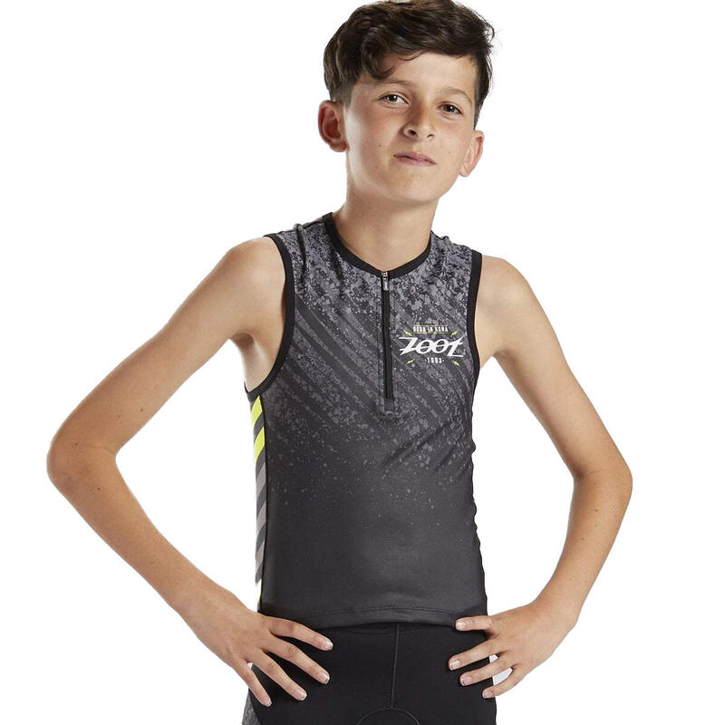 Combinaison de triathlon Chemise de triathlon pour enfants style Aloha 2018 ZOOT
