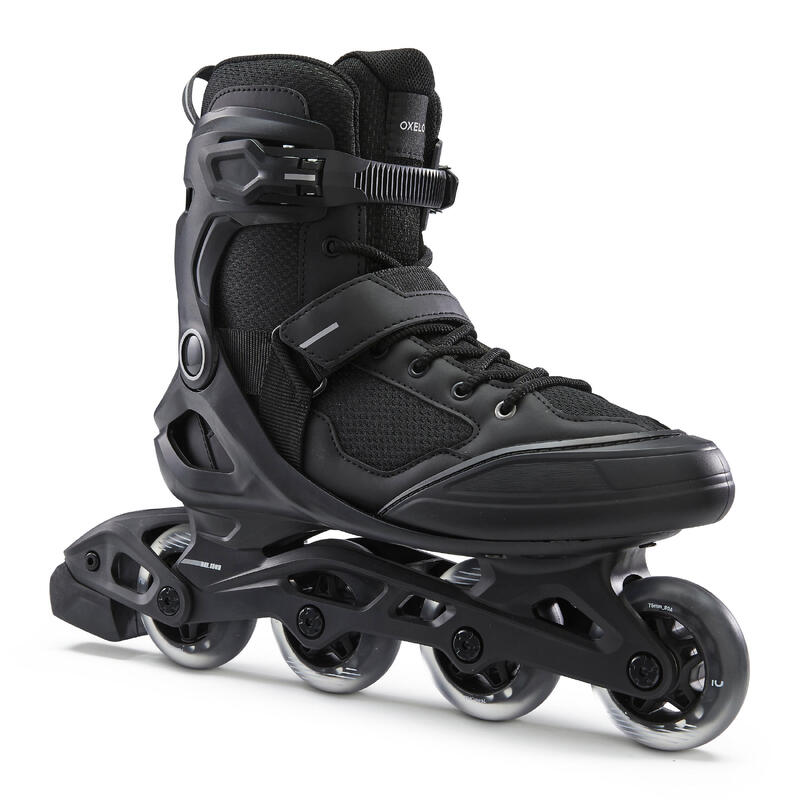 Segunda vida - Patines Línea Hombre Oxelo Fitness FIT100 Negro - Bueno