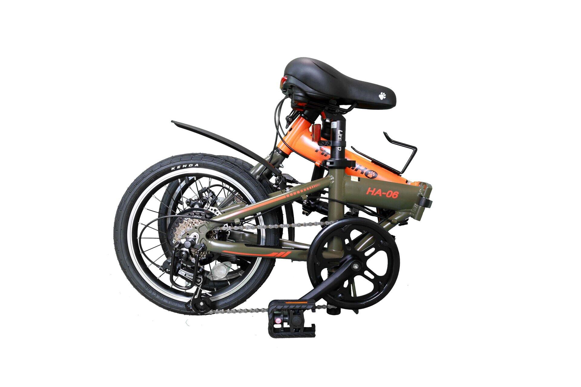 新品未開封 Bicycle Jumbo Index 6個セット Foldable Bicycle HA-06 | 16 Inch 7 Speed Shimano | Orange Green