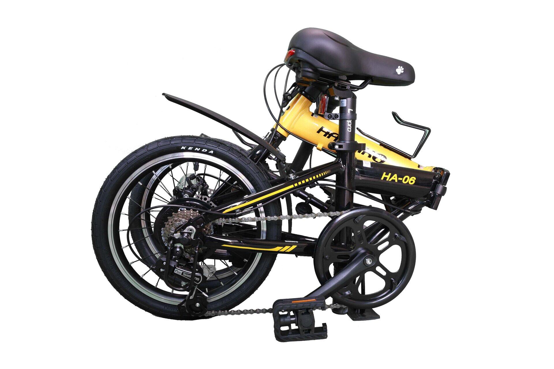 Hachiko HA-06 Foldable Bicycle 16 Inch 7 Speed Shimano