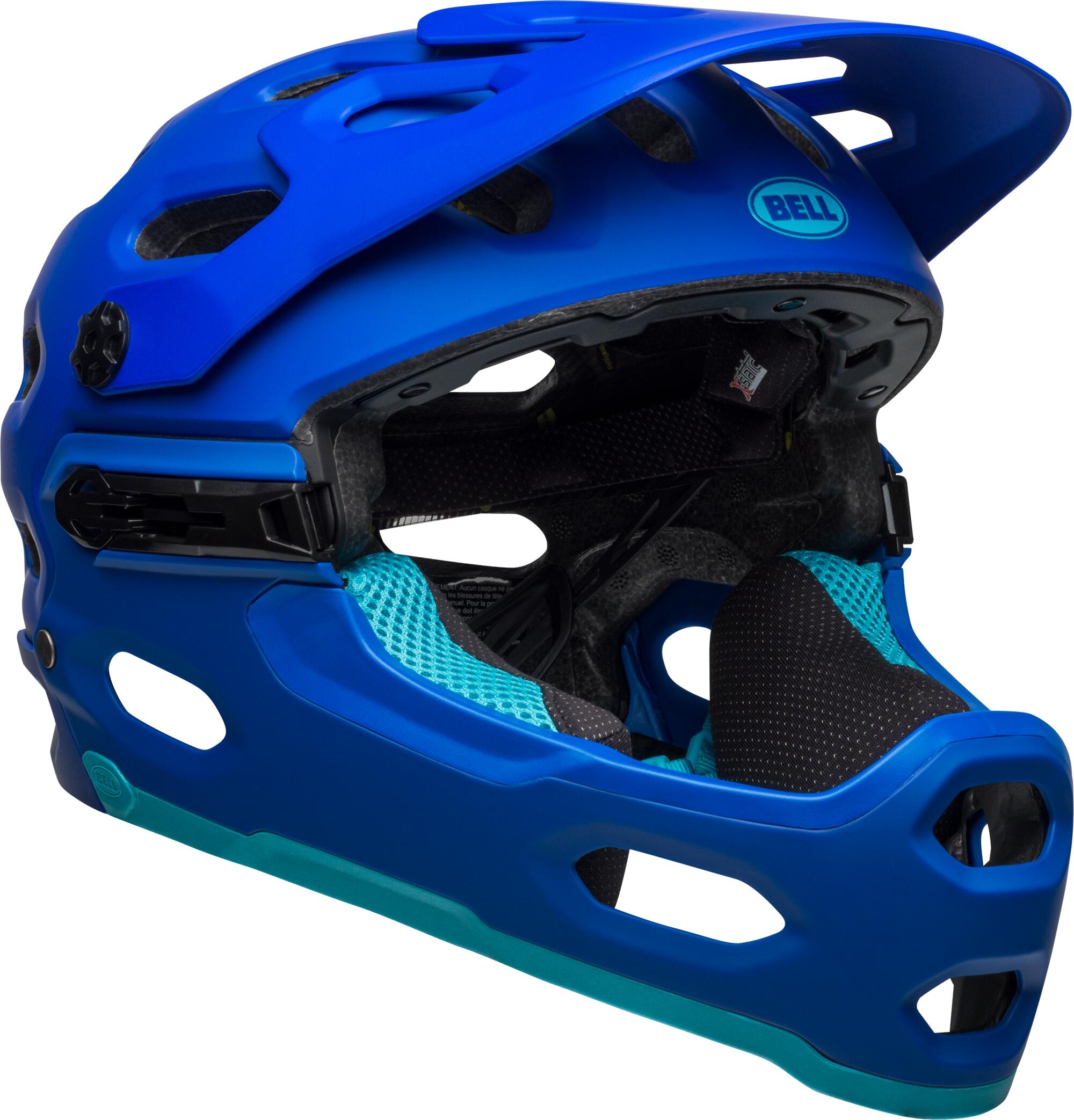 SUPER 3R MIPS ADULT MTB BIKE HELMET MATTE BLUE BRIGHT BLUE