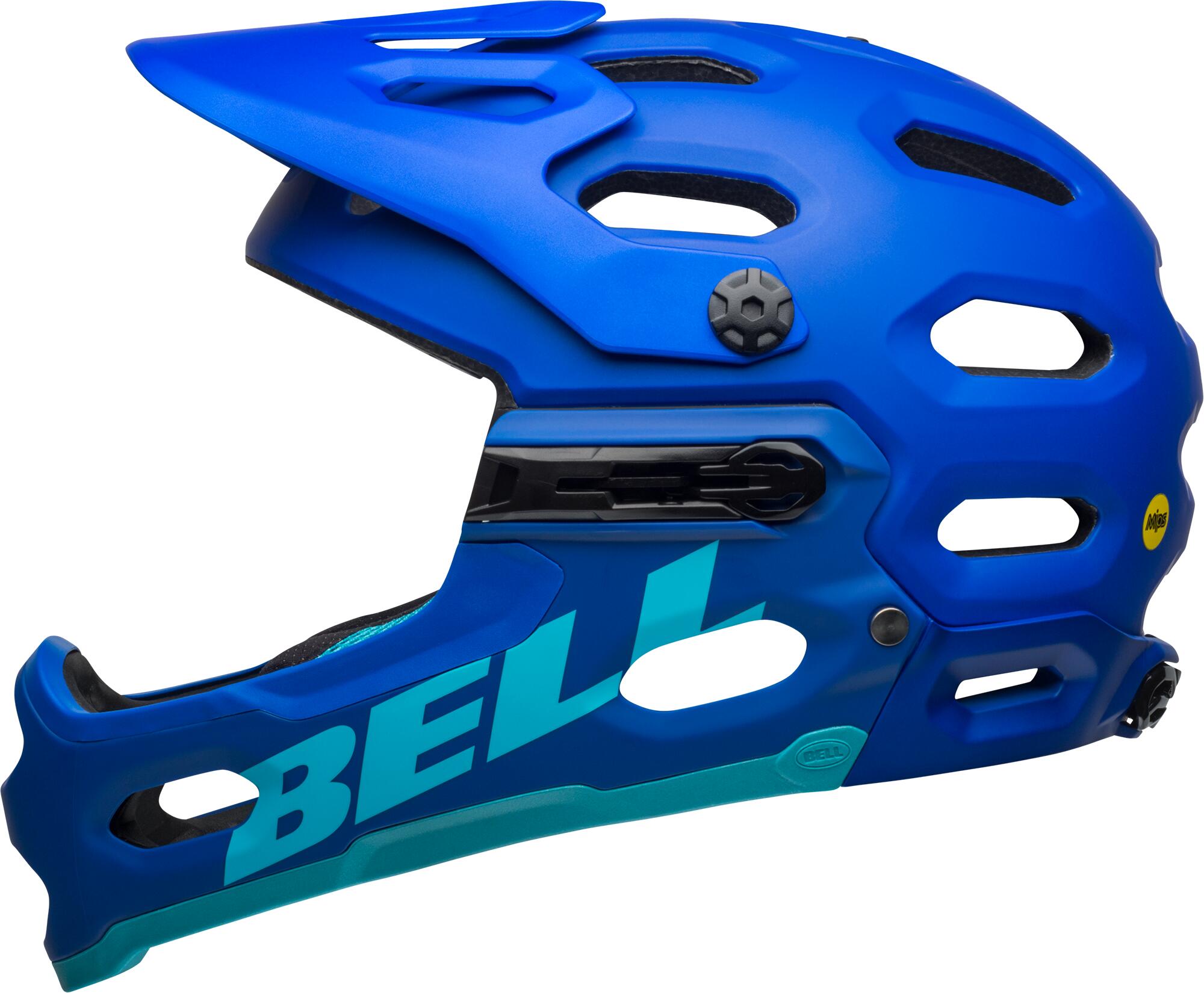 SUPER 3R MIPS ADULT MTB BIKE HELMET MATTE BLUE BRIGHT BLUE