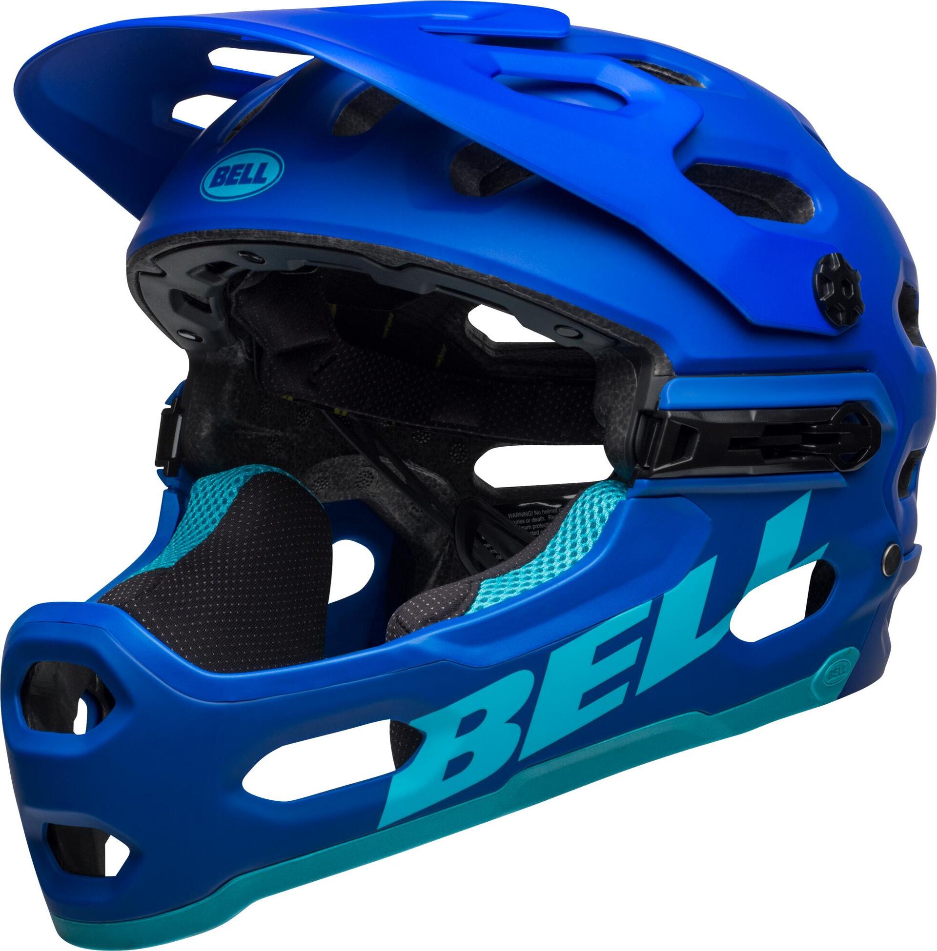 SUPER 3R MIPS ADULT MTB BIKE HELMET-MATTE BLUE - Main Image