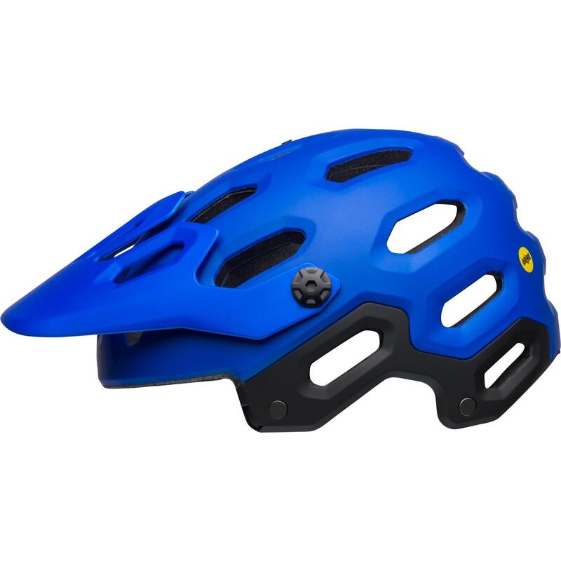 SUPER 3R MIPS ADULT MTB BIKE HELMET-MATTE BLUE/BRIGHT BLUE