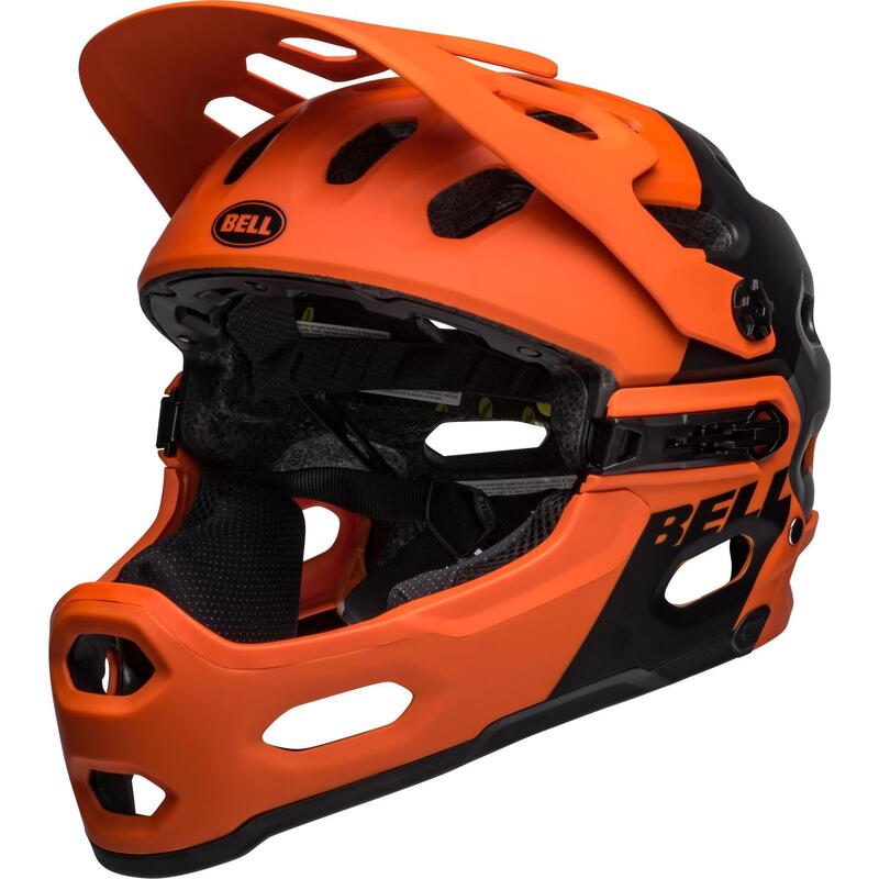 SUPER 3R MIPS ADULT MTB BIKE HELMET-MATTE ORANGE/BLACK