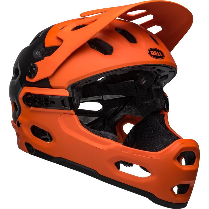 SUPER 3R MIPS ADULT MTB BIKE HELMET-MATTE ORANGE/BLACK