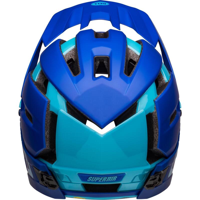 SUPER AIR R SPHERICAL ADULT MTB BIKE HELMET-MATTE/GLOSS BLUES