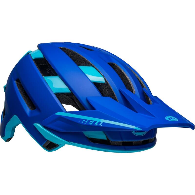 SUPER AIR R SPHERICAL ADULT MTB BIKE HELMET-MATTE/GLOSS BLUES