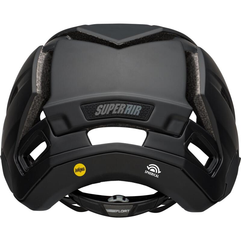 SUPER AIR R SPHERICAL ADULT MTB BIKE HELMET-MATTE BLACK/GRAY