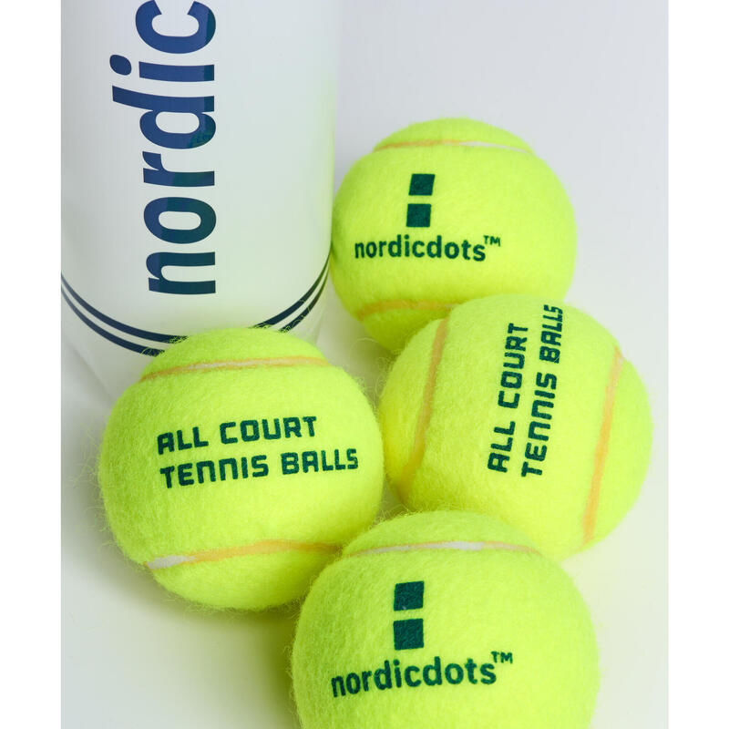 Boîte de balles de Tennis All Court - Lot de 72