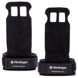 Sangles de levage en cuir Harbinger : Protection et soutien de la main.