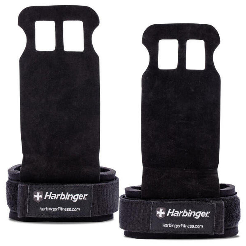 Pegas de elevação em couro Harbinger: Proteção e apoio para a mão Tamanho L