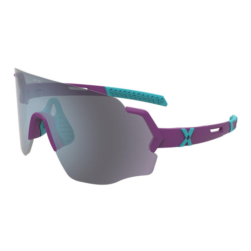 SAVAGE rimless anti-fog anti-scratch hydrophobic Cycling Sunglasses - Purple
