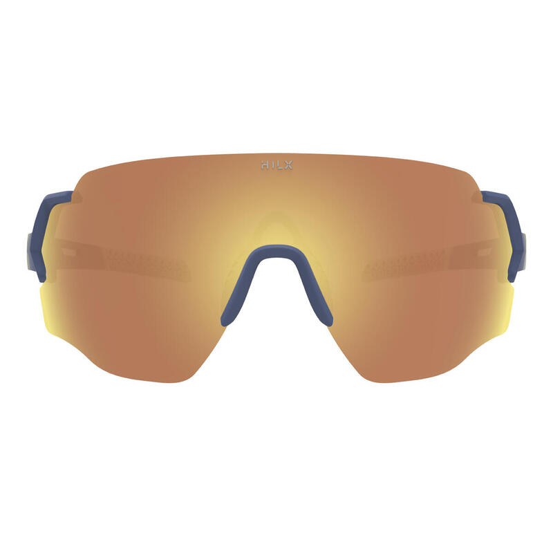 SAVAGE rimless anti-fog anti-scratch hydrophobic Cycling Sunglasses - Blue
