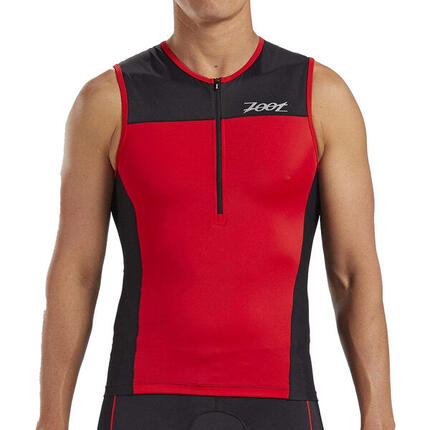 Triathlon Top Herren Core Triathlon Tank - Kardinalrot ZOOT