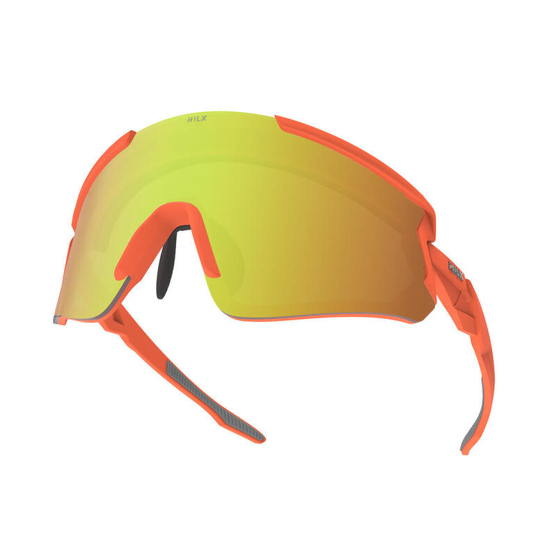 RONIN unibrow 吸汗棒防霧防刮單車偏光太陽眼鏡 - 橙色