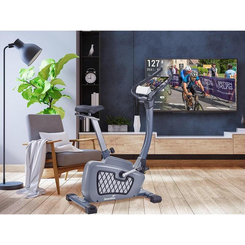 Rower stacjonarny, treningowy Wiry, z wyświetlaczem LCD + pas piersiowy