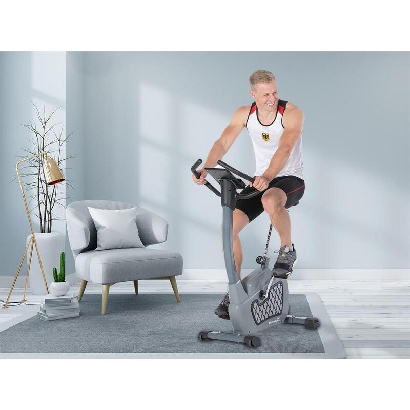 Rower stacjonarny, treningowy Wiry, z wyświetlaczem LCD + pas piersiowy