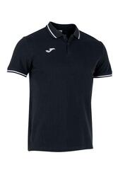 Polo Manches Courtes Homme Joma Confort II Noir