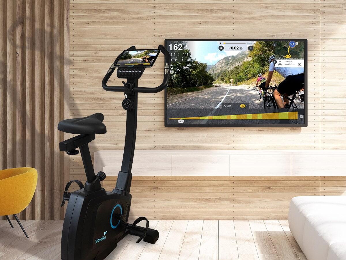 Bicicleta estática - Bragi - Fitness - 7 kg masa volante - Kinomap - Bluetooth 3/7