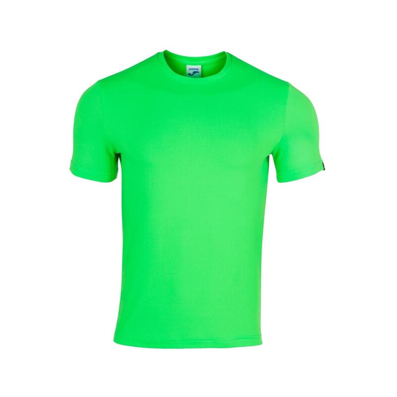 Camiseta Manga Corta Fitness Hombre Joma Sydney Verde Flúor