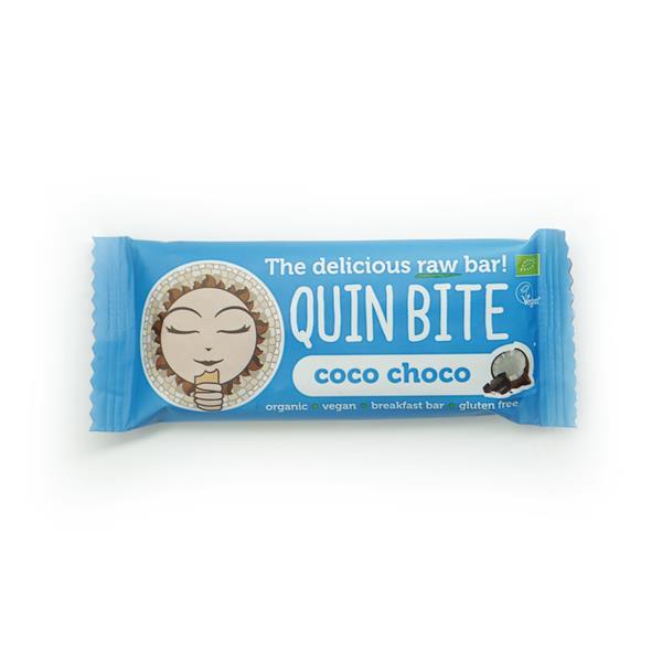 Barra Raw Choco Bio Quin Bite