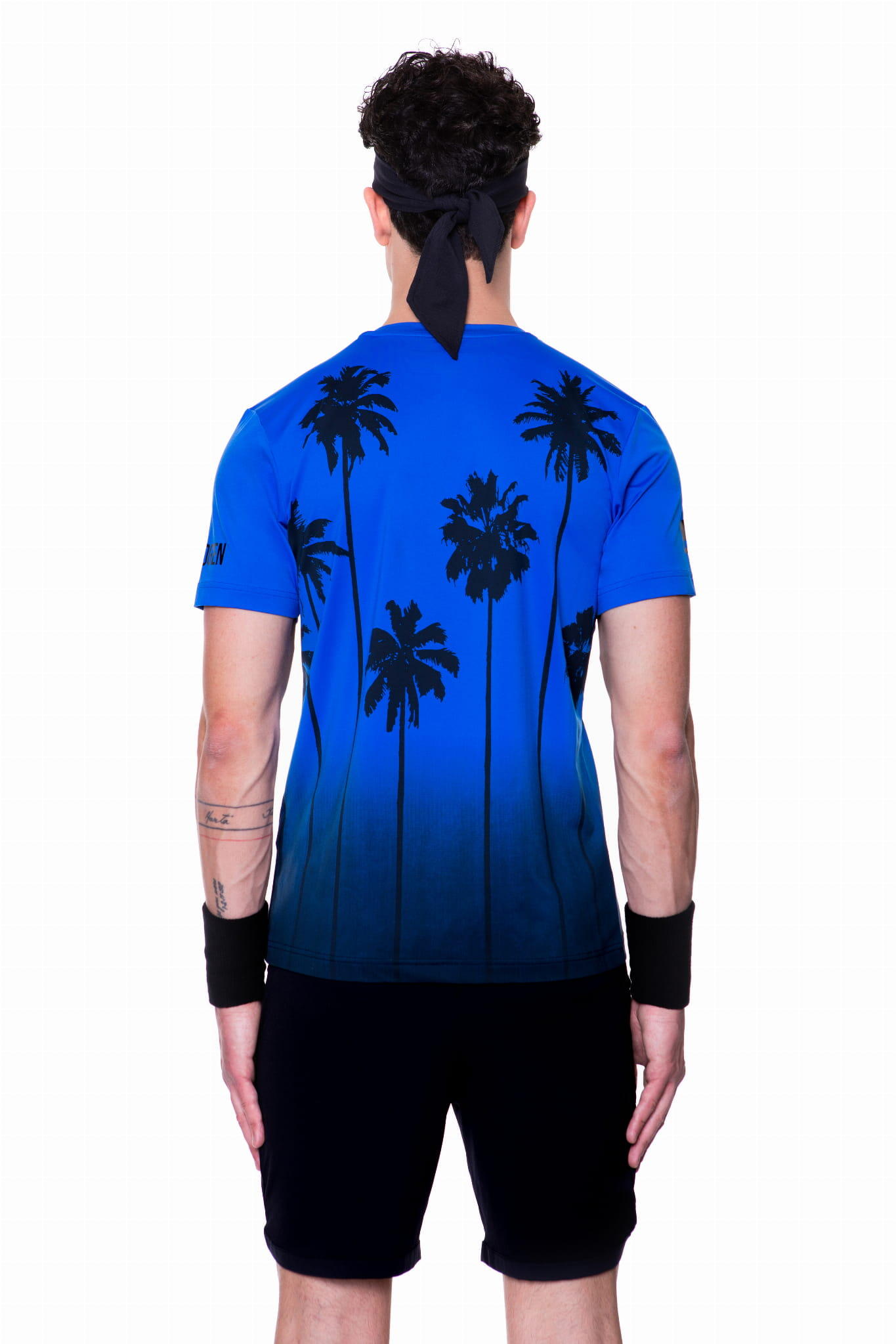 Koszulka tenisowa męska z krótkim rękawem Hydrogen Palm tech tee 2/5