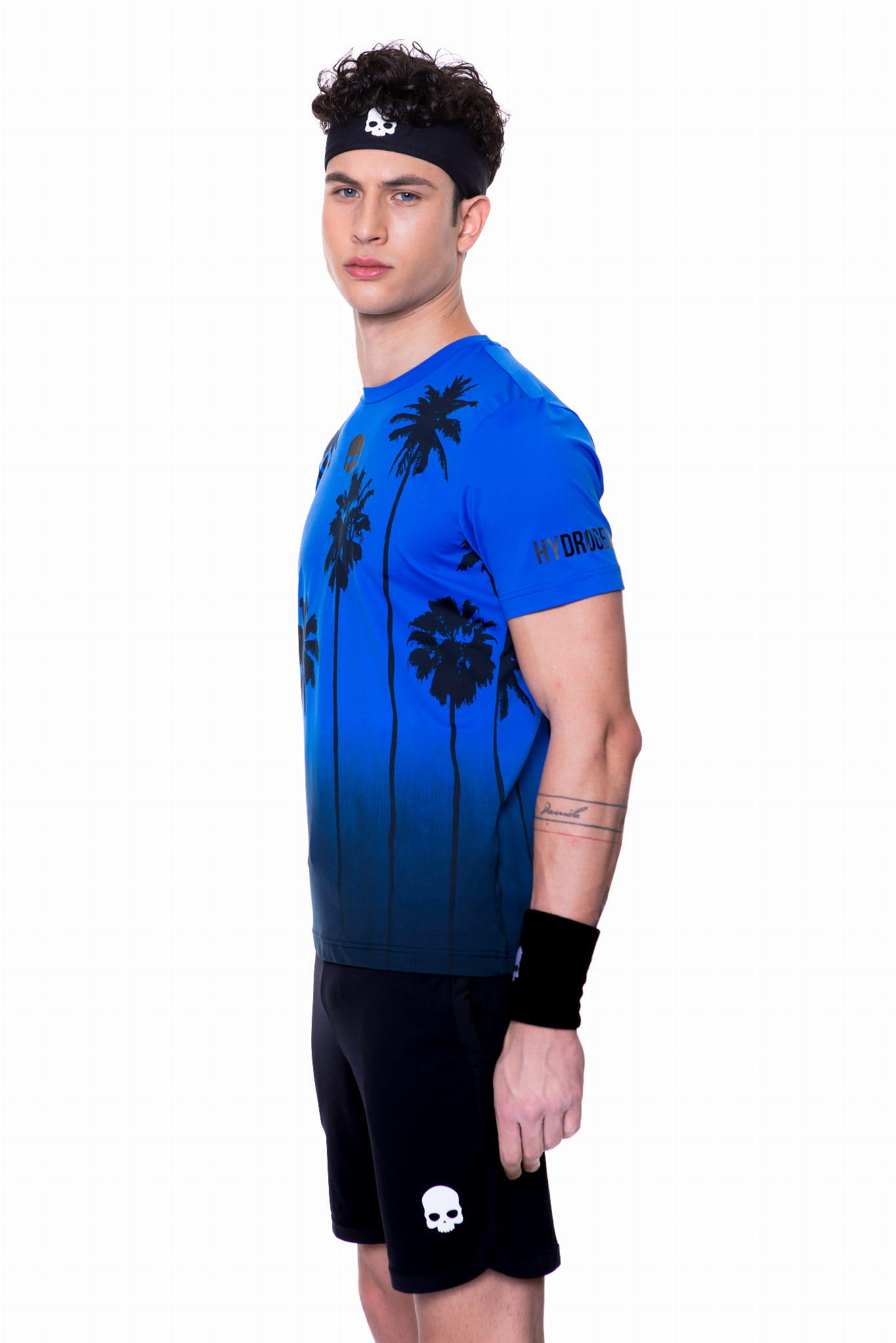 Koszulka tenisowa męska z krótkim rękawem Hydrogen Palm tech tee 3/5